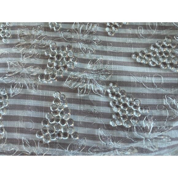 Vintage 1960s era 8 piece glass snack set by Anchor-Hocking, grape pattern party - Picture 4 of 6